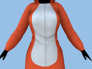 kigurumi fox 3D Model