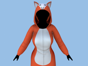kigurumi fox 3D Model