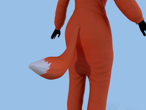 kigurumi fox 3D Model