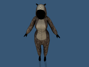 kigurumi leopard 3D Model