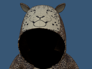kigurumi leopard 3D Model