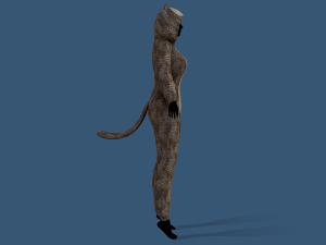 kigurumi leopard 3D Model