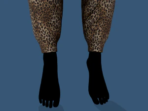 leopardo kigurumi Modello 3D