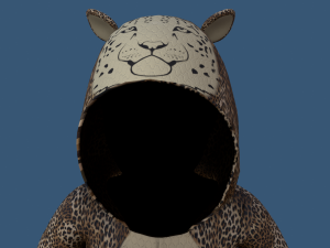 kigurumi leopard 3D Model
