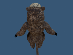 kigurumi leopard 3D Model