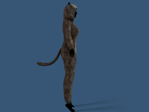 leopardo kigurumi Modello 3D