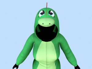 kigurumi dragon 3D 모델