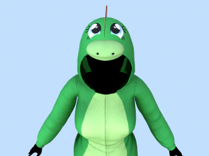 naga kigurumi Model 3D