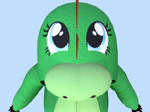 kigurumi dragon Modelo 3D