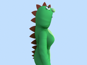 kigurumi dragon Modelo 3D
