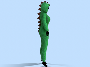 kigurumi dragon Modelo 3D