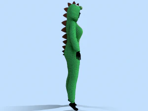 kigurumi dragon 3D Model