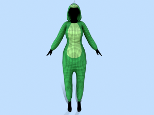 kigurumi dragon Modelo 3D