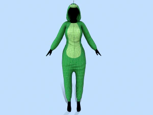 kigurumi dragon 3D Model