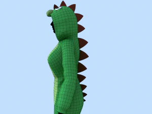 kigurumi dragon 3D Model