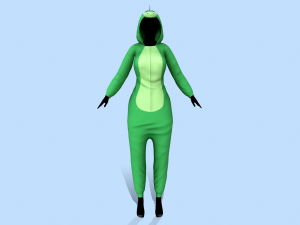 kigurumi dragon Modelo 3D