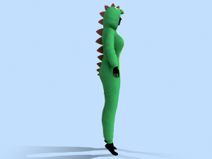 kigurumi dragon Modelo 3D