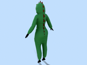 kigurumi dragon Modelo 3D