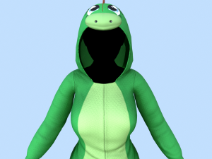 kigurumi dragon Modelo 3D