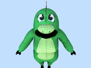kigurumi dragon 3D Model