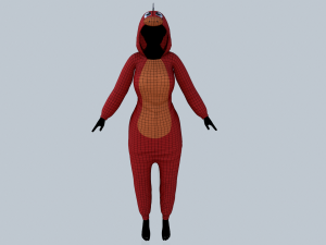 kigurumi dragon 2 Modelo 3D