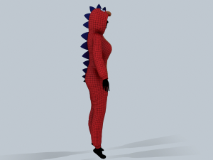 kigurumi dragon 2 Modelo 3D
