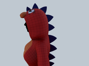 kigurumi dragon 2 Modelo 3D