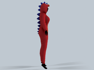kigurumi dragon 2 Modelo 3D