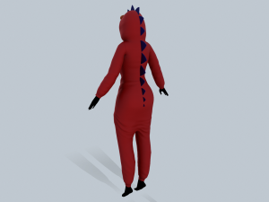 kigurumi dragon 2 Modelo 3D