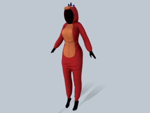 kigurumi dragon 2 Modelo 3D