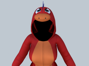 kigurumi dragon 2 Modelo 3D