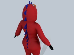 kigurumi dragon 2 Modelo 3D