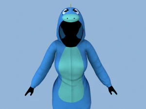 kigurumi dragon 3 3D Model