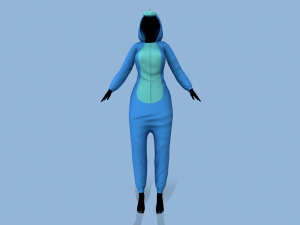 kigurumi dragon 3 Modelo 3D