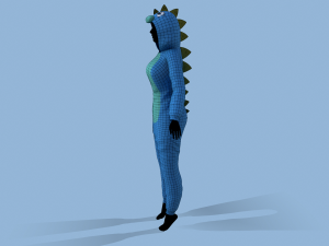 kigurumi dragon 3 Modelo 3D