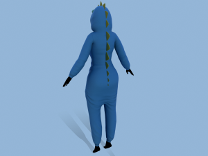 kigurumi dragon 3 Modelo 3D
