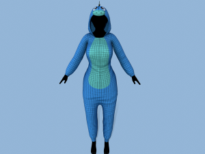 kigurumi dragon 3 Modelo 3D
