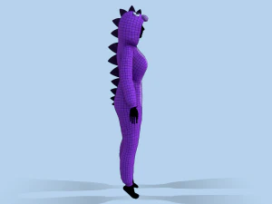 kigurumi dragon 4 3D Model