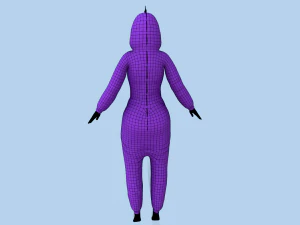 kigurumi dragon 4 3D Model
