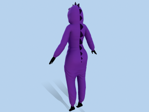 kigurumi dragon 4 Modèle 3D