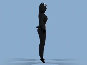 kigurumi panda 3D Model