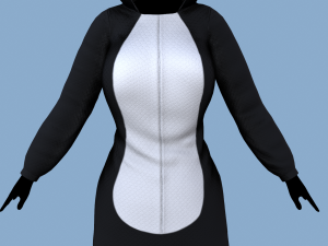kigurumi panda 3D-Modell