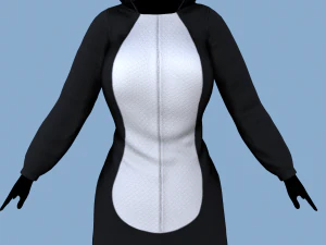 kigurumi panda 3D Model