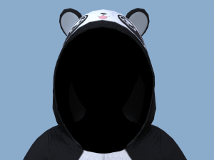 kigurumi panda 3D-Modell