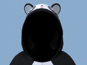 kigurumi panda 3D Model