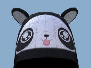 kigurumi panda 3D-Modell