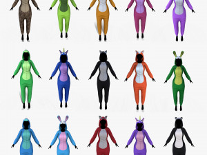 collection kigurumi superpack 15 3D Model