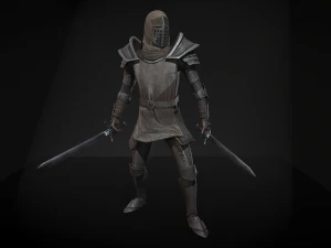 ksatria gurun Model 3D