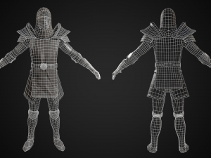 desert knight 3Dモデル