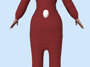 girl kigurumi bunny 2 3Dモデル